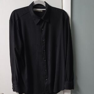 Tommy Bahama Black Casual Button Down Shirt